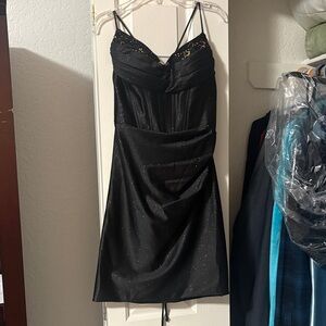 Stacees Black Homecoming Dress